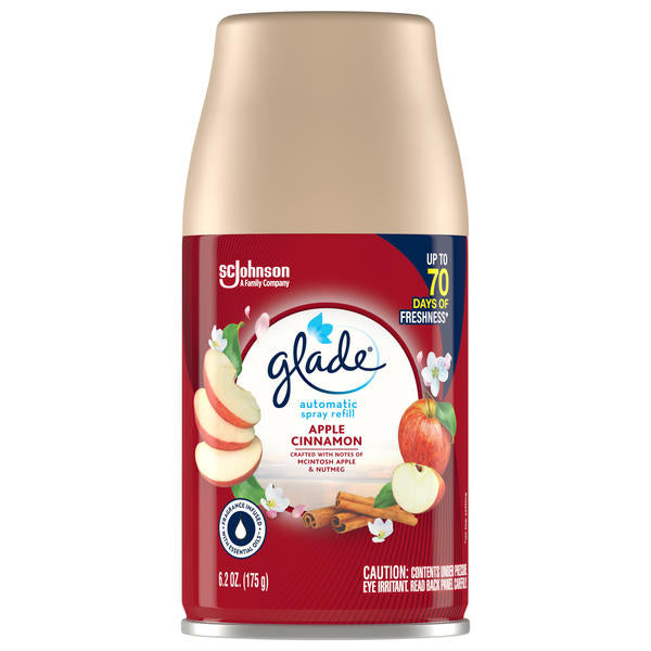 Glade Automatic Spray Refill Apple Cinnamon 6.2 oz