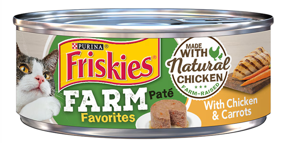 Friskies – Farm Favorites Paté Chicken & Carrots 5.5oz