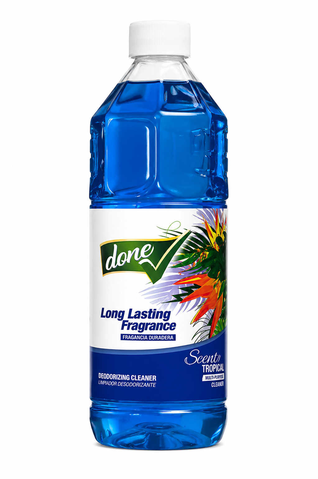 Done – Long Lasting Fragrance Tropical Scent (Limpiador Multiuso) 28oz