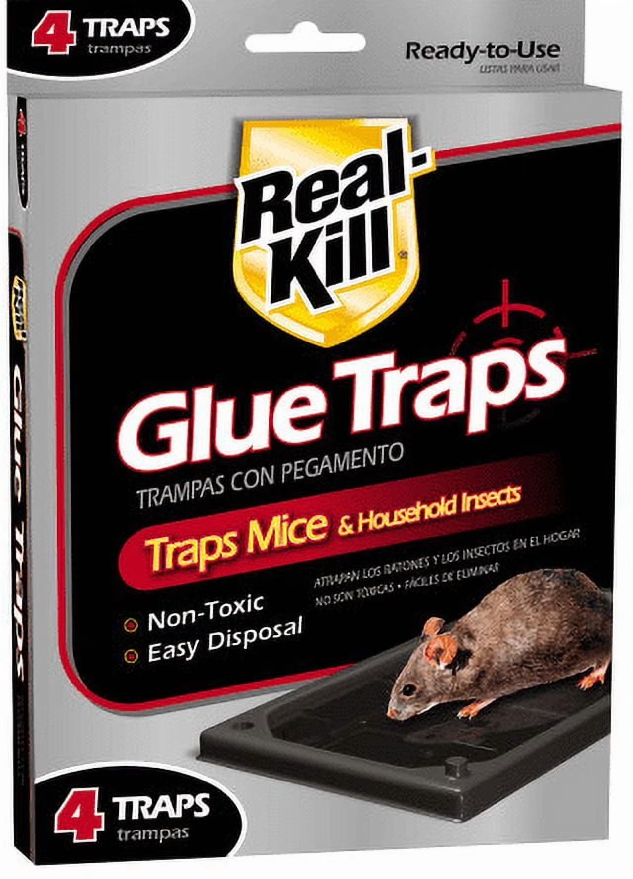 Trampas Adhesivas para Ratones e Insectos 4 Unidades