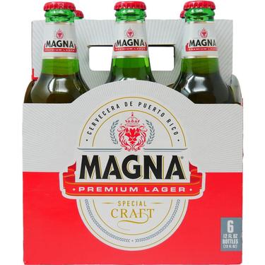 Magna Premium Lager- Botella Six Pack 12 oz