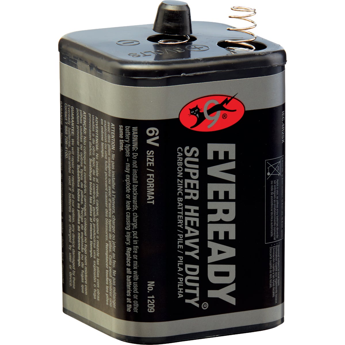 Batería Eveready Super Heavy Duty 6V (Modelo 1209)