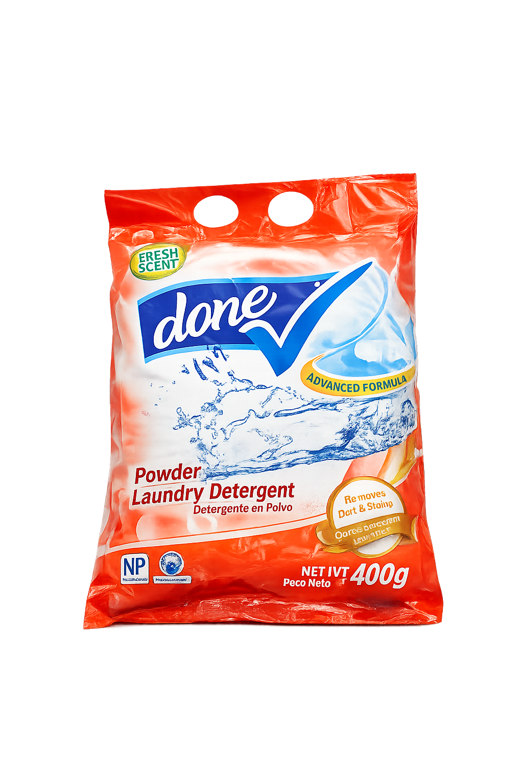 Done Powder Laundry Detergent – Fresh Scent 400g