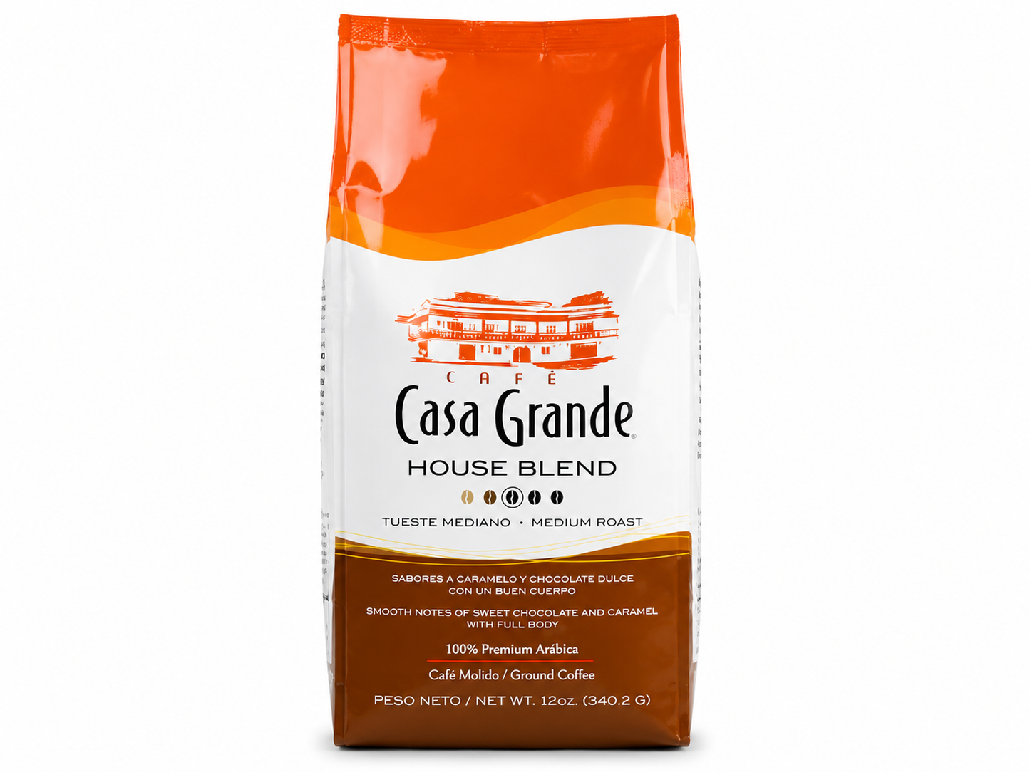 Café Casa Grande House Blend – Café Molido 12 oz
