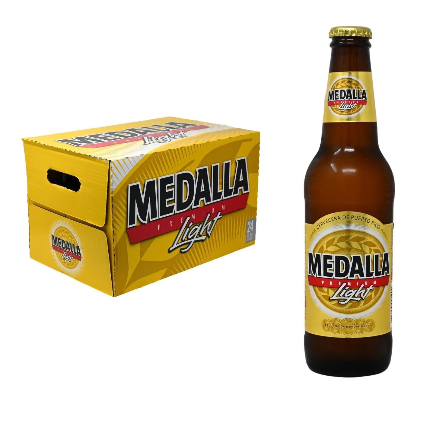 Medalla Light – Caja Botella 12oz