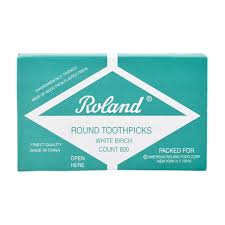 Palillos de Dientes Roland Wooden Toothpicks