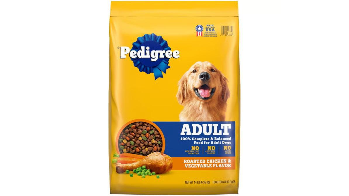 Pedigree – Adult Complete Nutrition Roasted Chicken & Vegetable 14lb