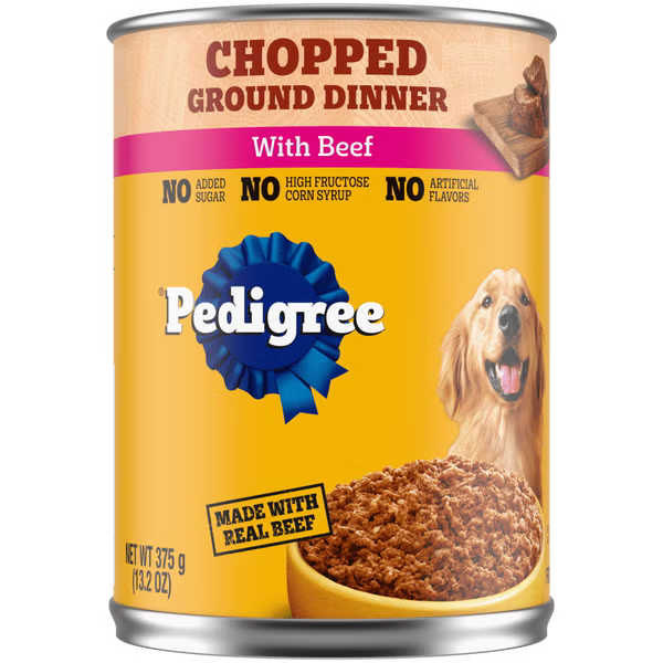 Pedigree – Chopped Ground Dinner with Beef 13.2oz