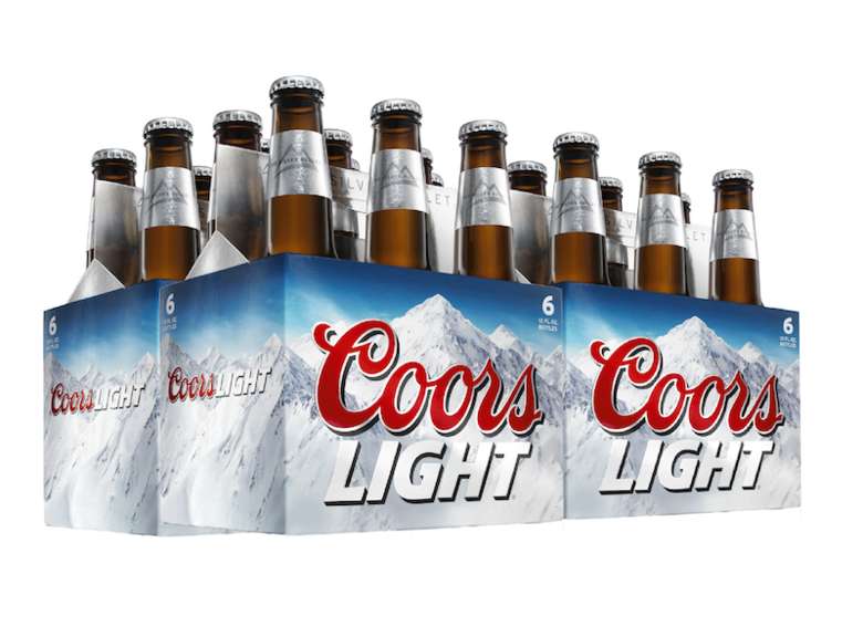 Coors Light- Botella Caja 12 oz