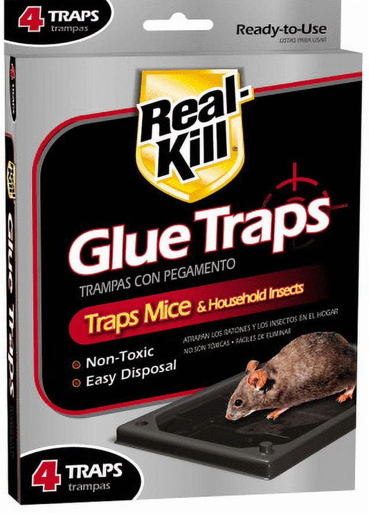 Trampas Adhesivas para Ratones e Insectos 4 Unidades