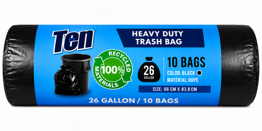 Bolsas de Basura Heavy Duty Ten 26 Galones – 10 Bolsas