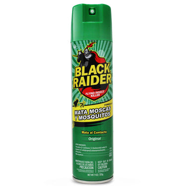 Black Raider Insecticida Mata Moscas y Mosquitos 9 oz