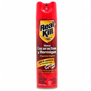 Real Kill Insecticida Mata Cucarachas y Hormigas 12 oz