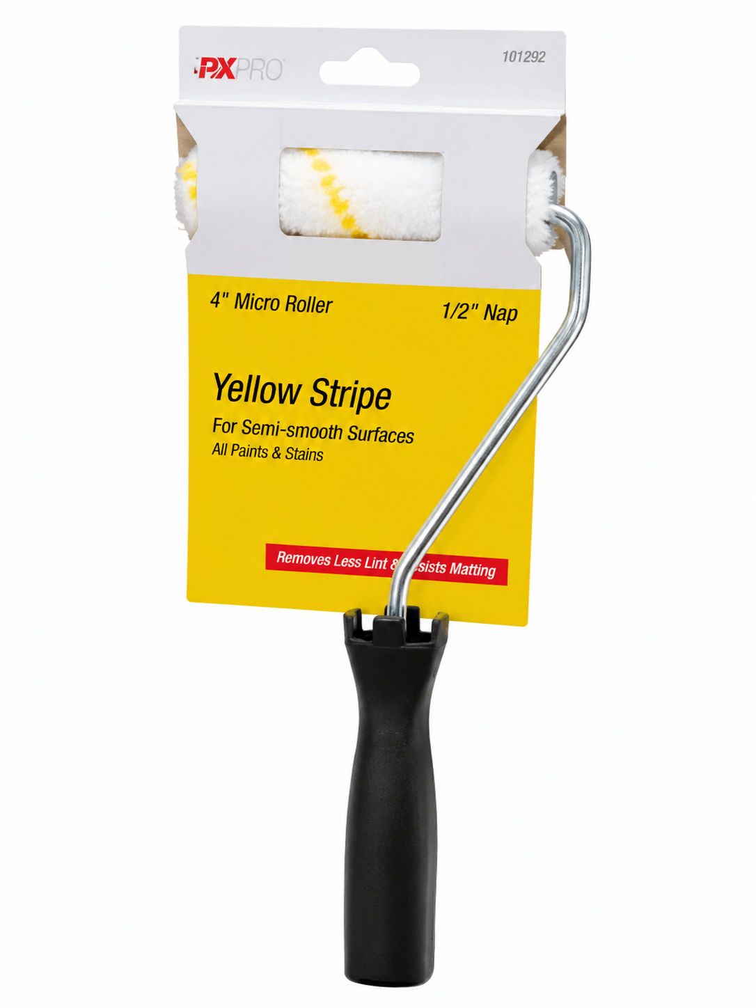 Micro Rodillo Yellow Stripe 4"