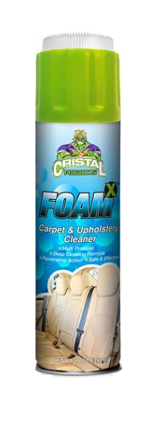 Cristal Products Foam X – Carpet & Upholstery Cleaner