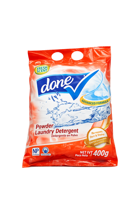 Done Powder Laundry Detergent – Fresh Scent 400g