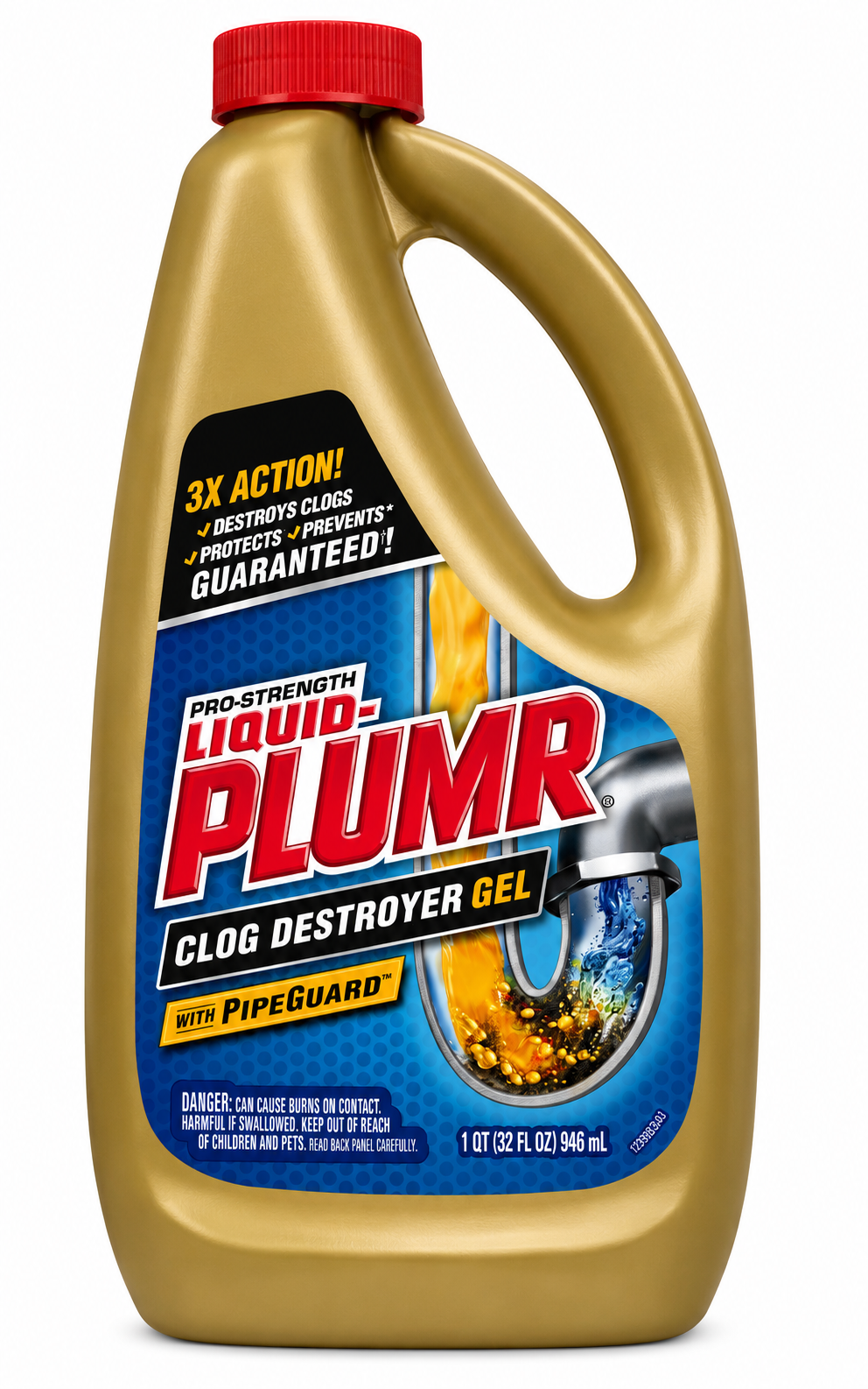 Destapador en Gel Liquid-Plumr Clog Destroyer 32 oz