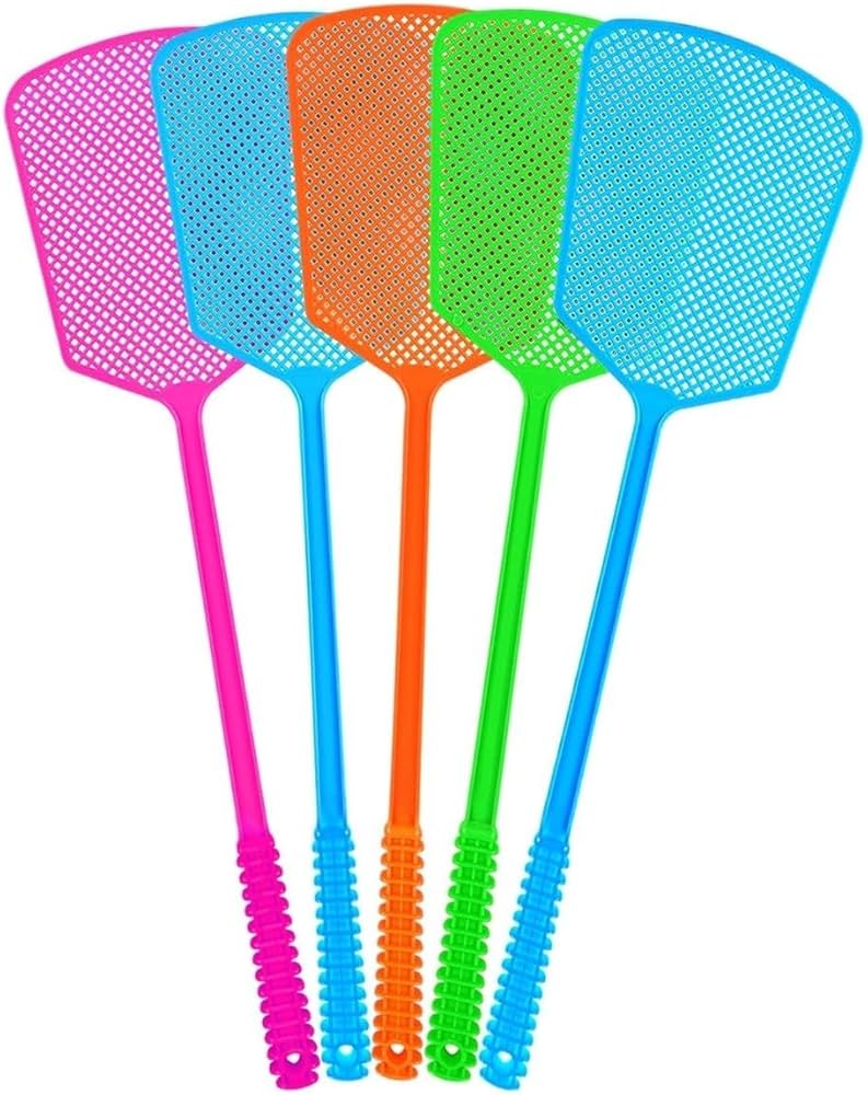 Matamoscas Plástico de Colores
