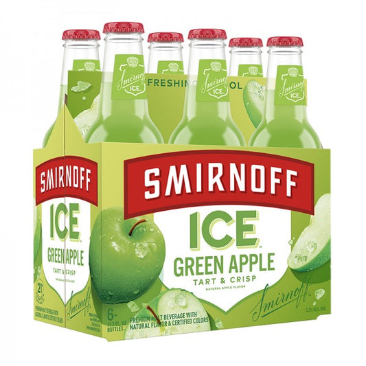 Smirnoff Ice Green Apple Six Pack Botella 330 ml