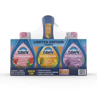 Dawn Powerwash Dish Spray Kit (3 unidades, 48 oz total)