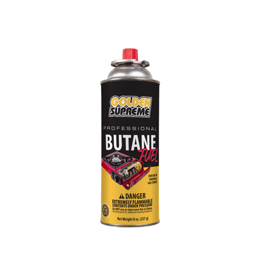 Butane Fuel – Golden Supreme (Gas Butano) 8oz