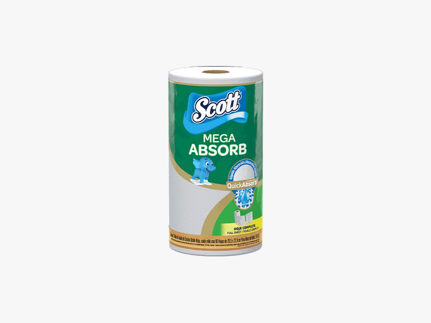 Scott Mega Absorb Papel Toalla (Rollo Individual)