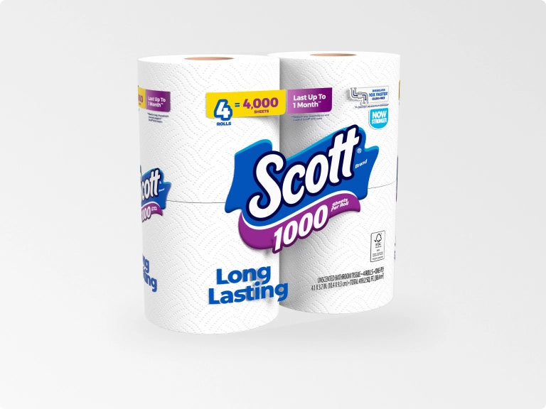 Scott 1000 Papel Higiénico (4 Rollos)