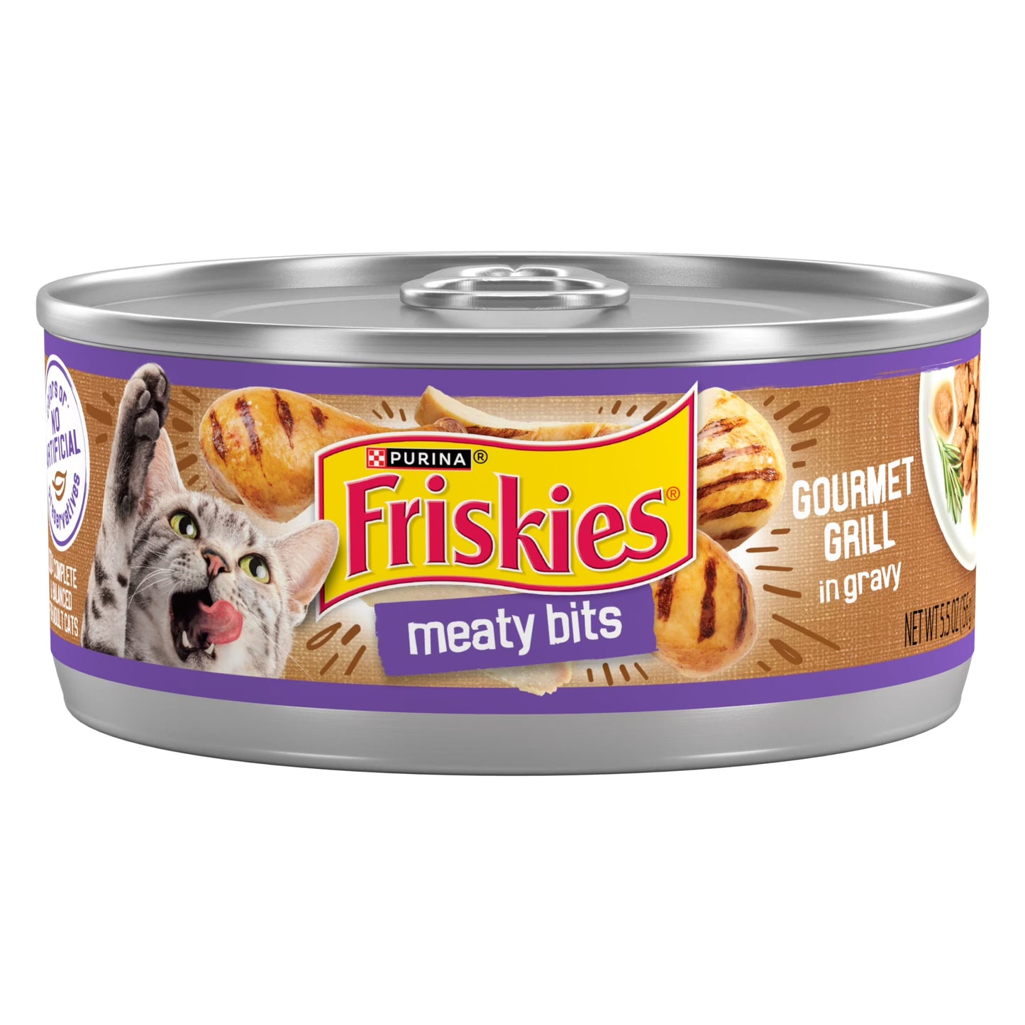 Friskies- Gourmet Grill in gravy 5.5 oz