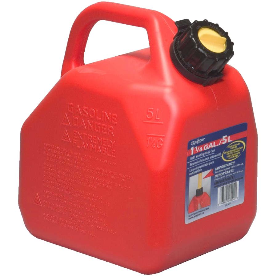 Gas Can 1.25 Gallon (5L) – Red Fuel Container