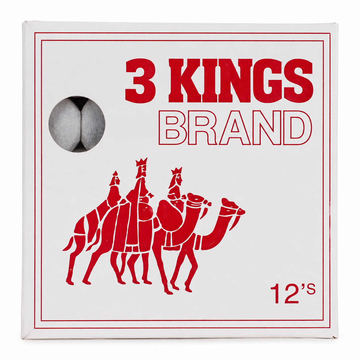 Carbón Instantáneo 3 Kings Brand 12’s