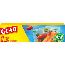 Bolsas Zipper Glad Gallon