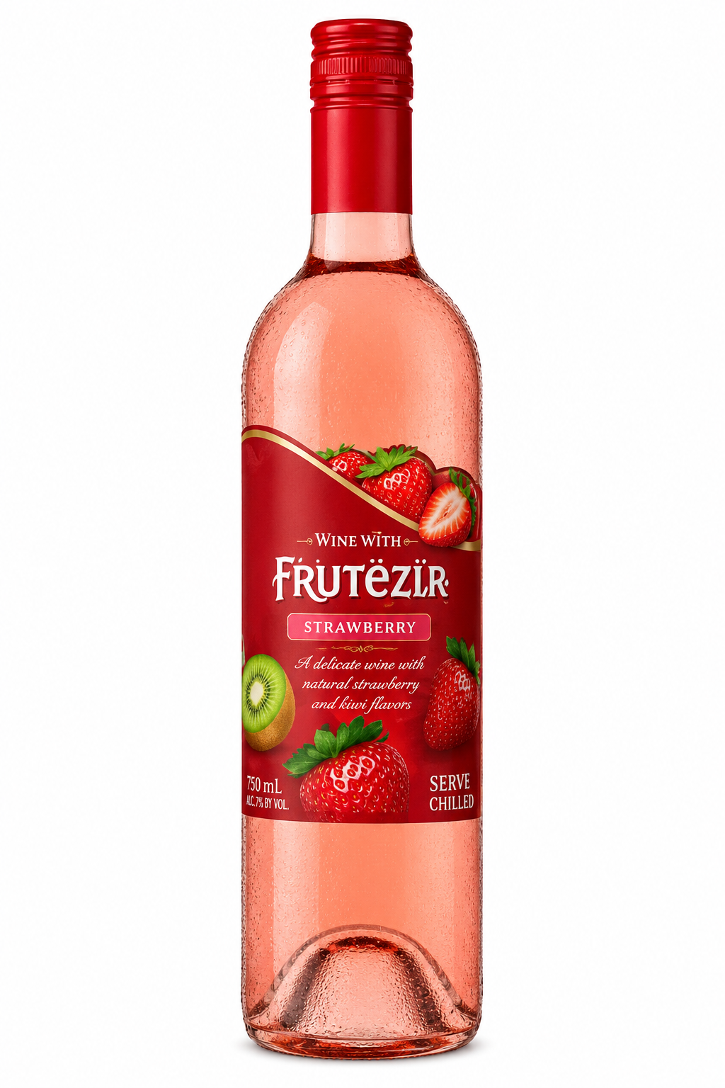 Cóctel de Vino Frützeïr Fresa