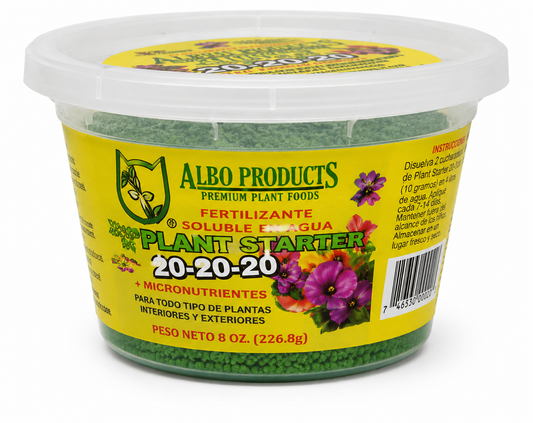 Fertilizante Soluble 20-20-20 con Micronutrientes