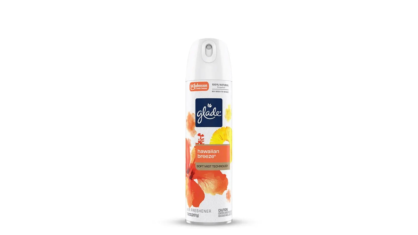 Glade Air Freshener Spray Hawaiian Breeze Soft Mist 7.6 oz