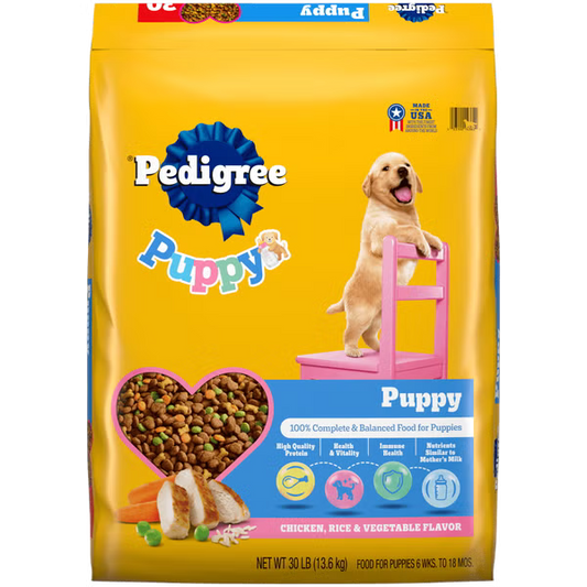 Pedigree – Puppy Complete Nutrition Chicken, Rice & Vegetable 3.5lb
