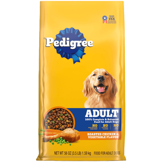 Pedigree – Adult Complete Nutrition Roasted Chicken & Vegetable 3.5lb